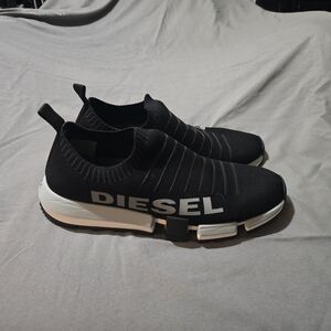 Diesel Men's Black Knit Sneakers